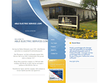 Tablet Screenshot of ableelectricservice.com